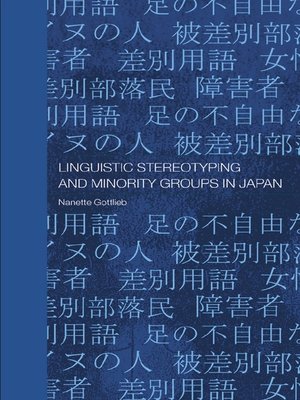 cover image of Linguistic Stereotyping and Minority Groups in Japan